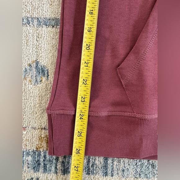 Pact Organic Cotton Unisex One For All Zip Up Hoodie - Mauve - Size Medium - Picture 4 of 9